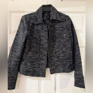 Banana Republic Women's Black and White Jacket